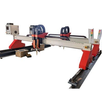 Mesin Pemotong Plasma Api Cnc Besar Berat Gantry Laser Oxy Jenis Bahan Bakar Untuk Baja Logam