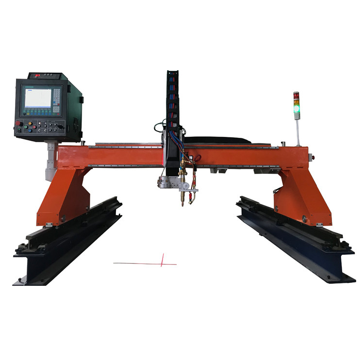 2000 * 6000mm Gantry Type Cnc Plasma Cutting Machine Akurasi Tinggi