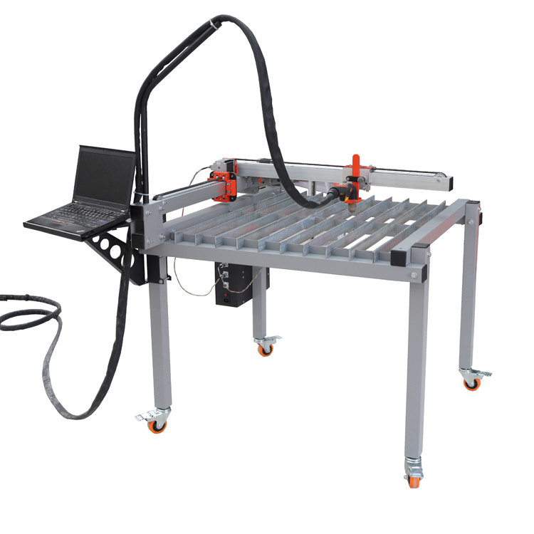 220V Kecil Meja Pemotong Plasma CNC meja plasma mini Untuk Baja Logam 1-10mm